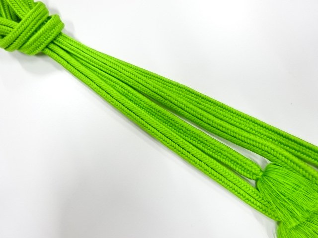 SILK Handmade Obijime (Obijime) by Domei, an Intangible Cultural Property